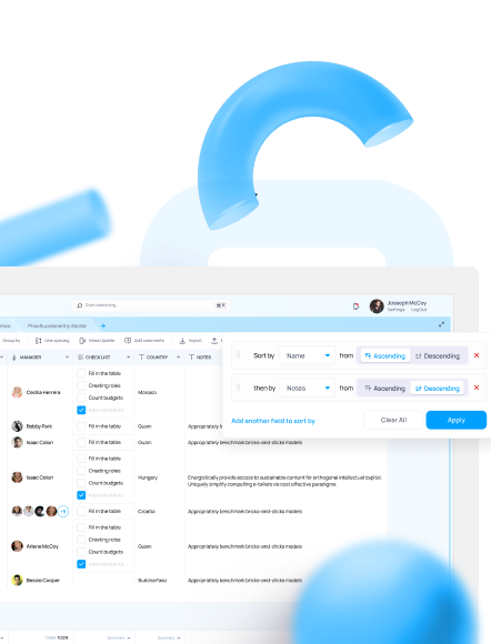 Collaborative SaaS Management Dashboard – UX/UI Design for Team Collaboration & Data Visualization